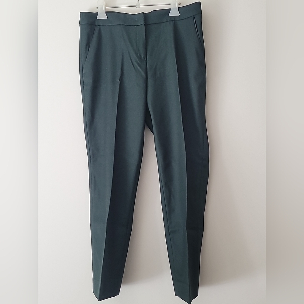 Karl Lagerfeld Green Ankle Cropped Pants